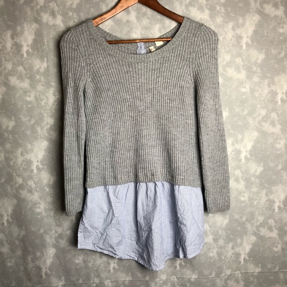 Moth Sweaters - Moth Anthropologie grey sweater